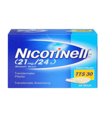 Nicotinell TTS 30 transdermales Pflaster 28 Stück