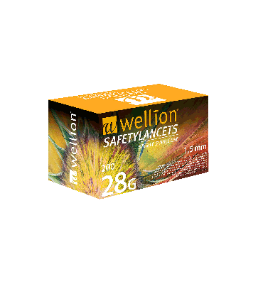 Wellion SafetyLancets 28G