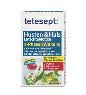 tetesept Husten & Hals 3 Phasen Lutschtabletten