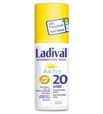 LADIVAL® Aktiv Transparentes Sonnenschutz Spray LSF 20