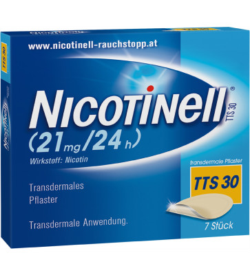 Nicotinell TTS 30 transdermales Pflaster 7 Stück