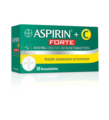 Aspirin®+C forte - Brausetabletten