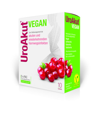 Biogelat UroAkut vegan D-Mannose plus Cranberry